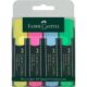 Faber castell Set 4 Marqueurs Surligneur - Textliner
