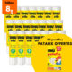 Lot de 24 bâtons de colle blanche UHU 8.2g + Patafix UHU 80 pastilles Repositionnables à volonté