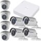 Kit 2.0 Mégapixels système de 8 caméras 4 extérieurs/intérieurs et 4 intérieur avec DVR